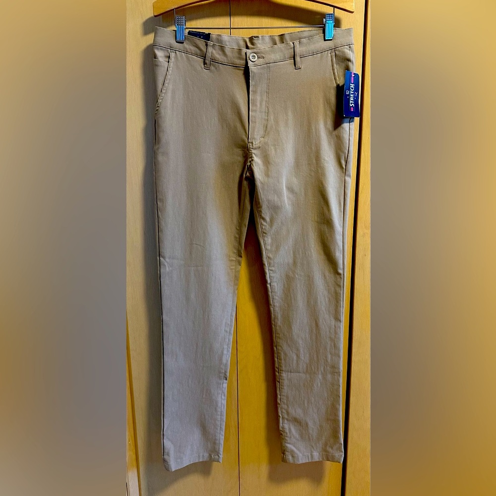 Men’s Galaxy Straight Leg Casual Pants with Stretch - NWT